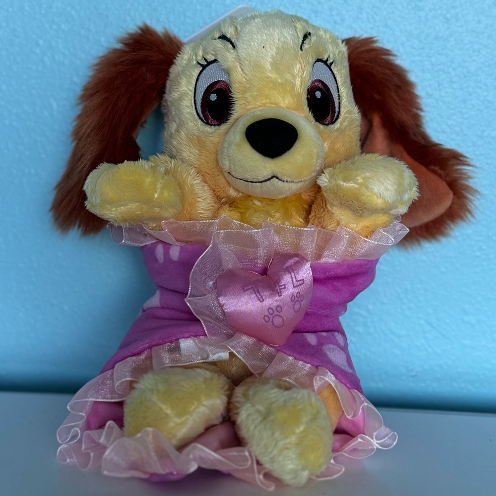 Disney's Babies Plush Lady and the Tramp With Blanket Disney Parks